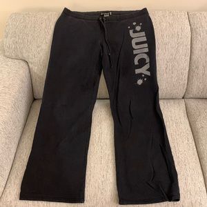 Juicy Couture Vintage Black Logo Sweatpants